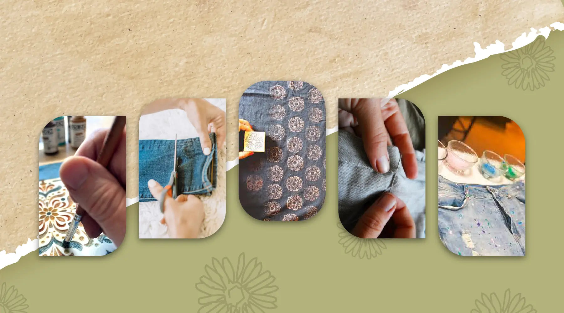 Zero waste lifestyle: Upcycling your wardrobe to create unique, one-of-a-kind pieces.