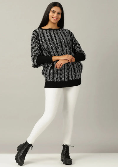 Batwing Pullover - Black