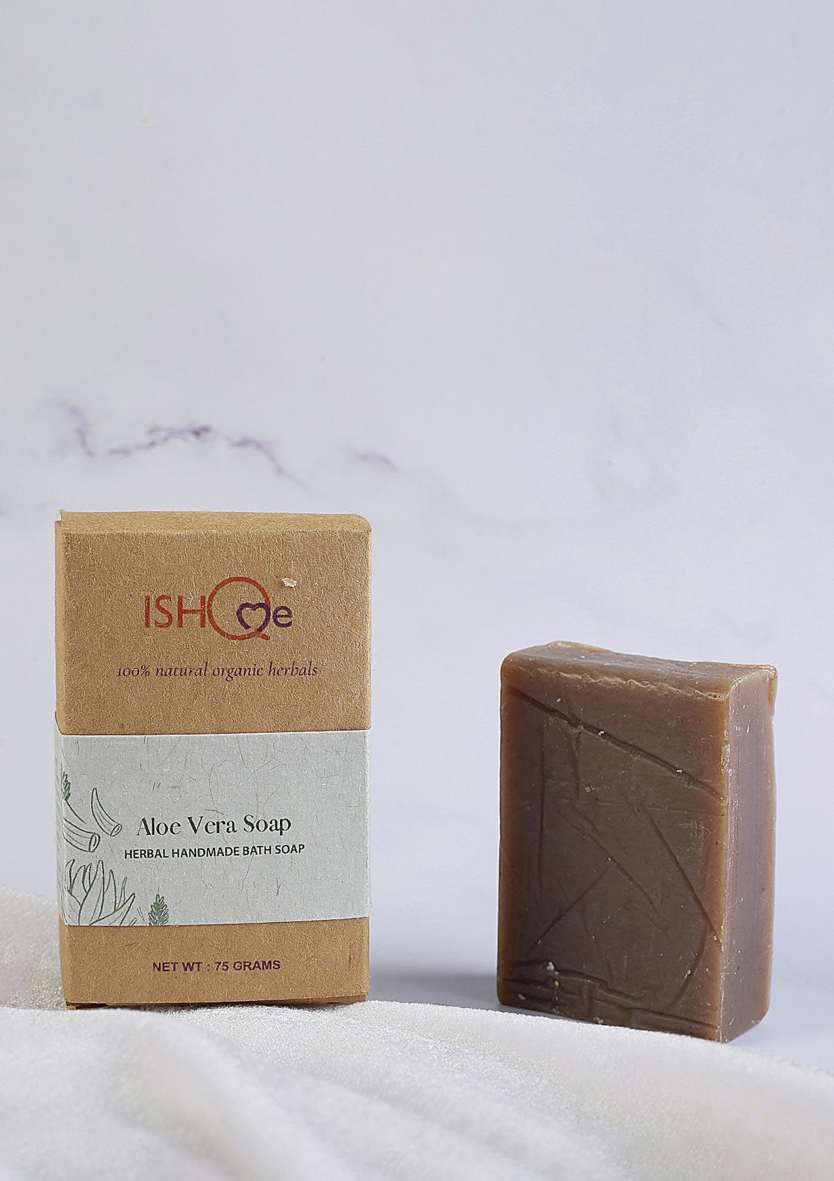 Aloe vera & Tea tree Soaps and Soap dish - IshqMe