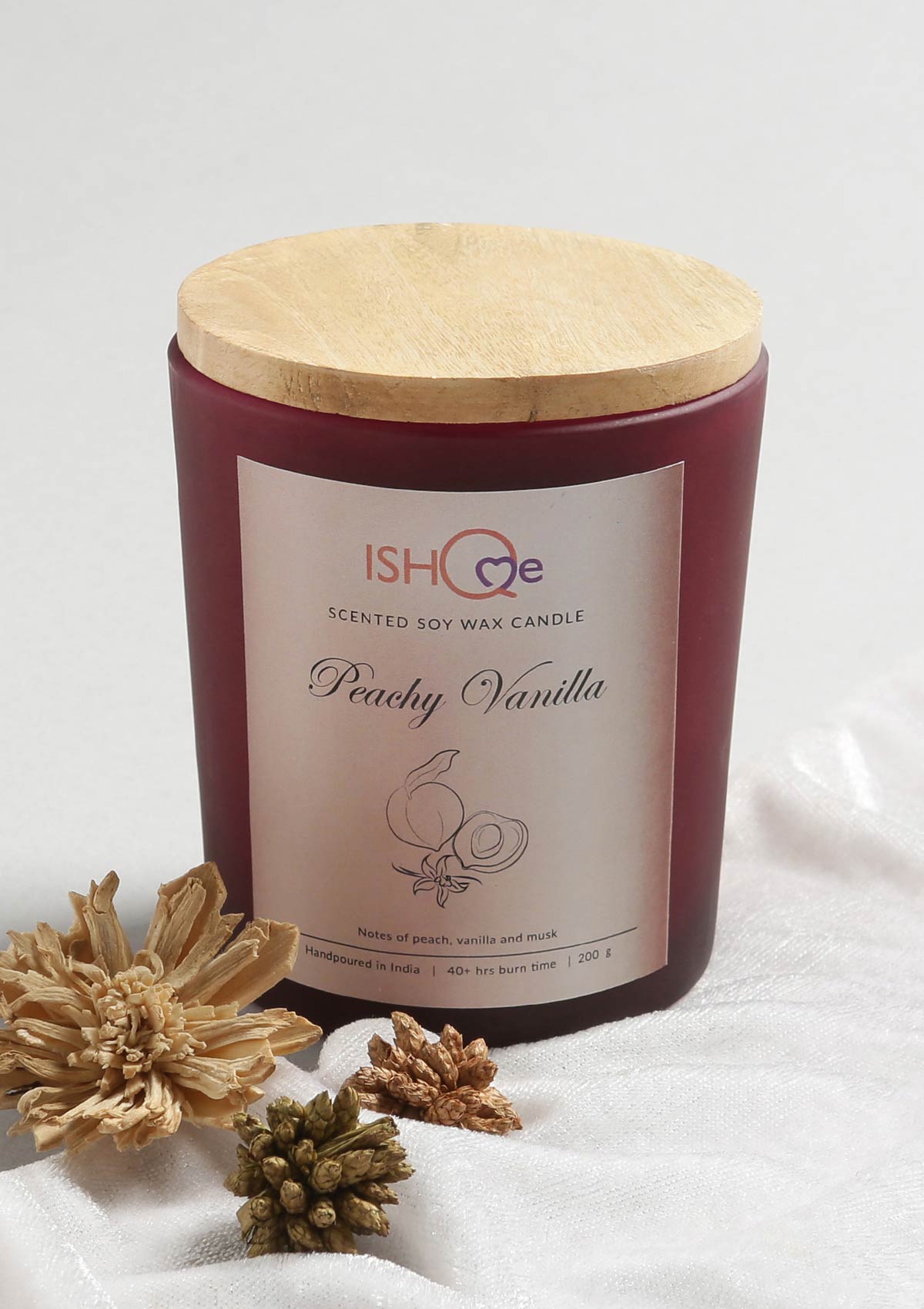 IshqME Peachy Vanilla & Island Dream Combo: Candle and Fragrance Bars - IshqMe