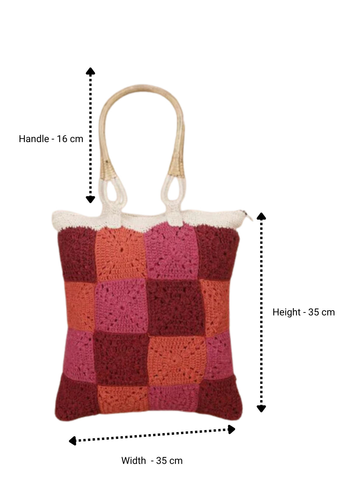 Handmade Crochet Bag - IshqMe