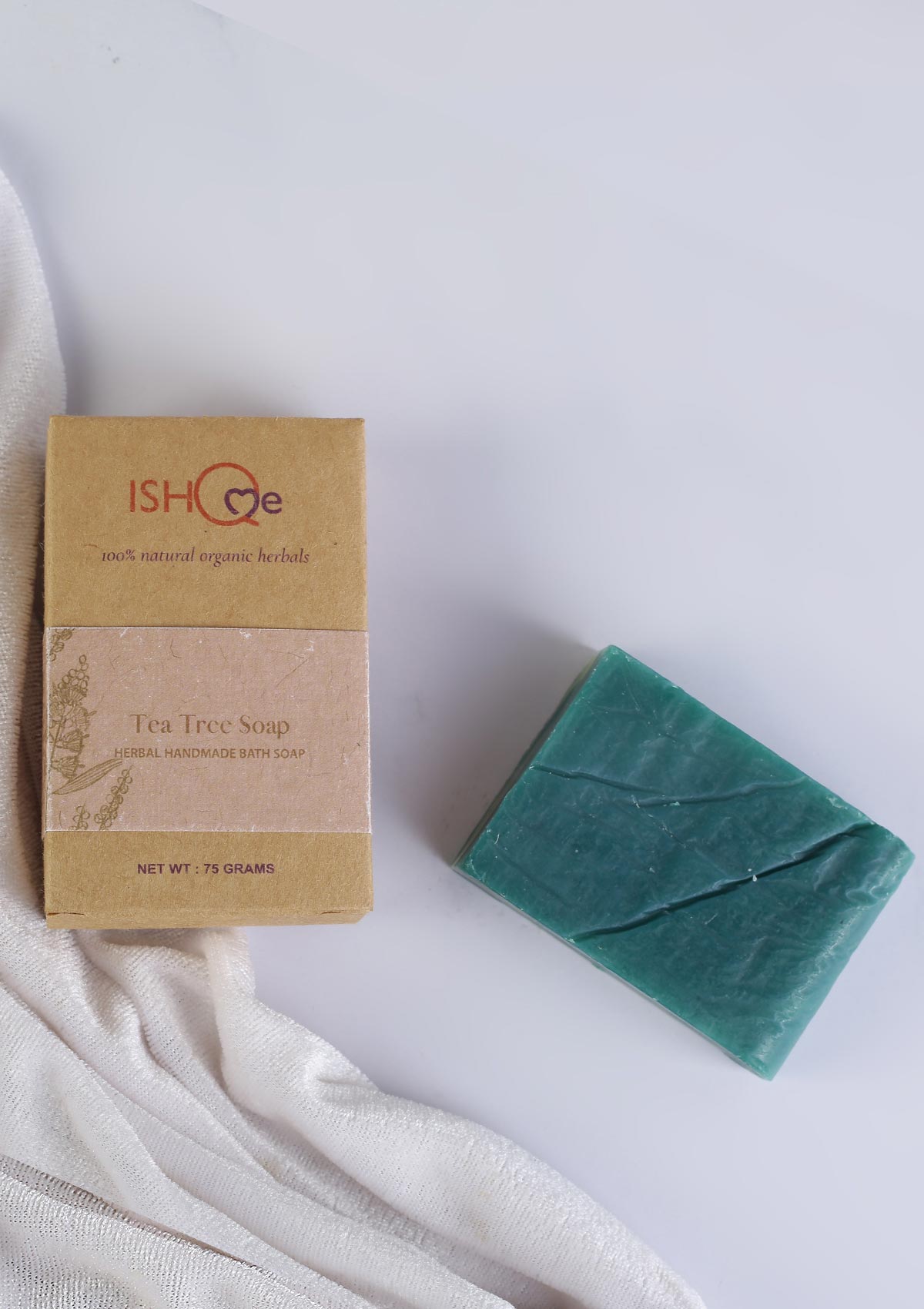 Aloe vera & Tea tree Soaps and Soap dish - IshqMe