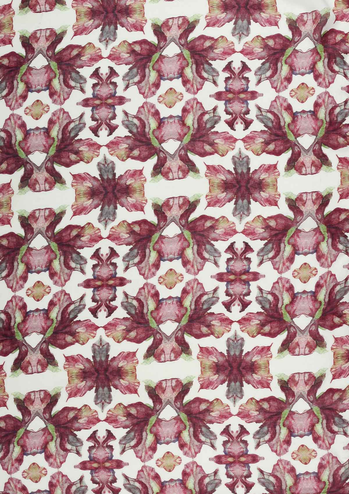 Carmine Blossom Scarf