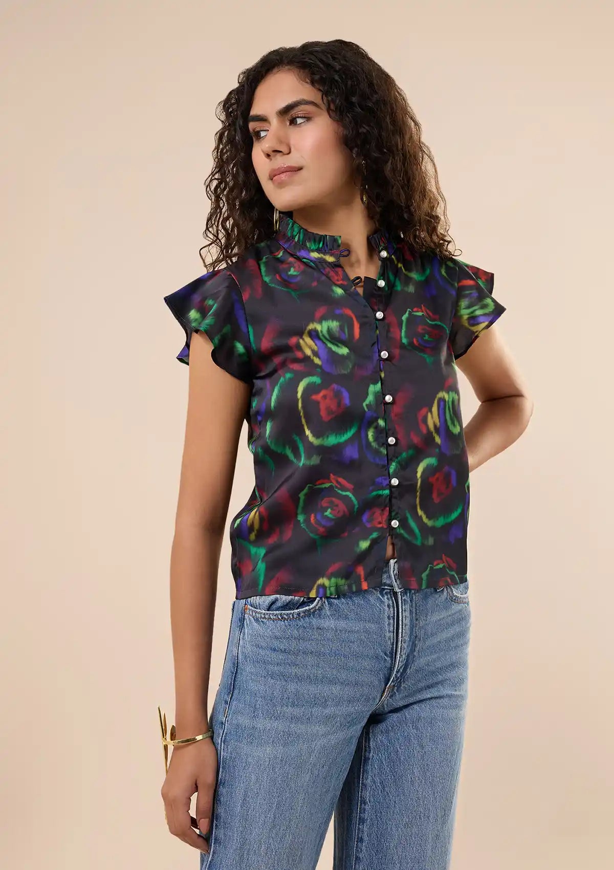 Buy Blazing Neon Rose Top Online