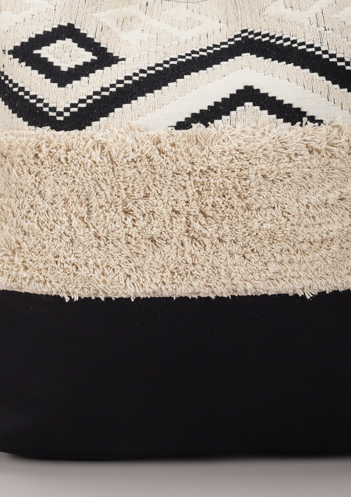 Monochrome Elegant Tote Bag - IshqMe