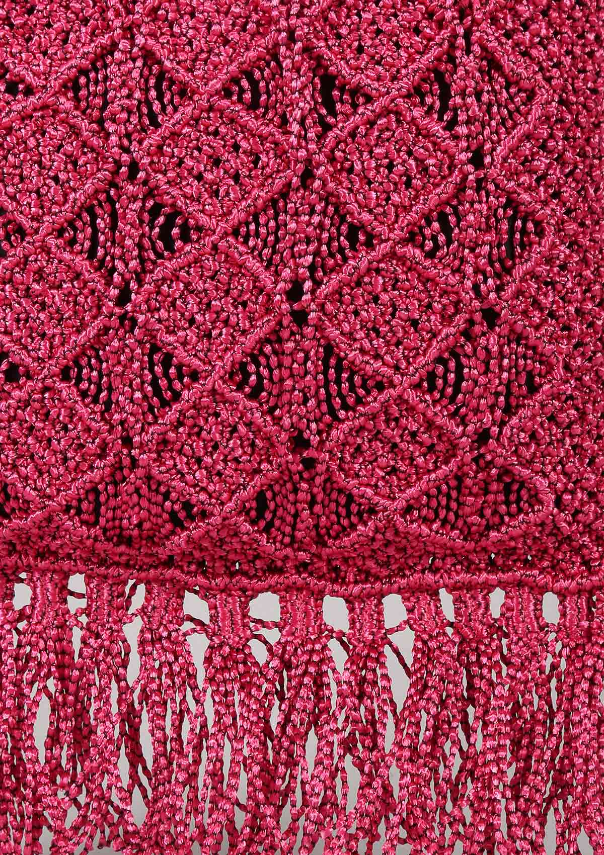 Pink malai Dori crochet bag - IshqMe