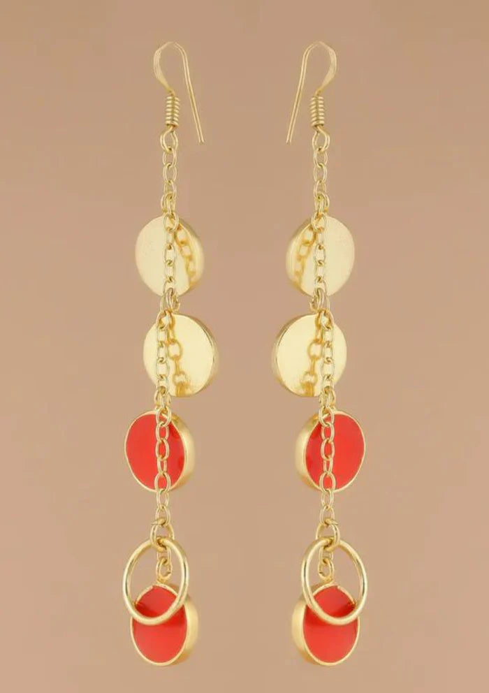 Boho Gold Neon Earrings Price