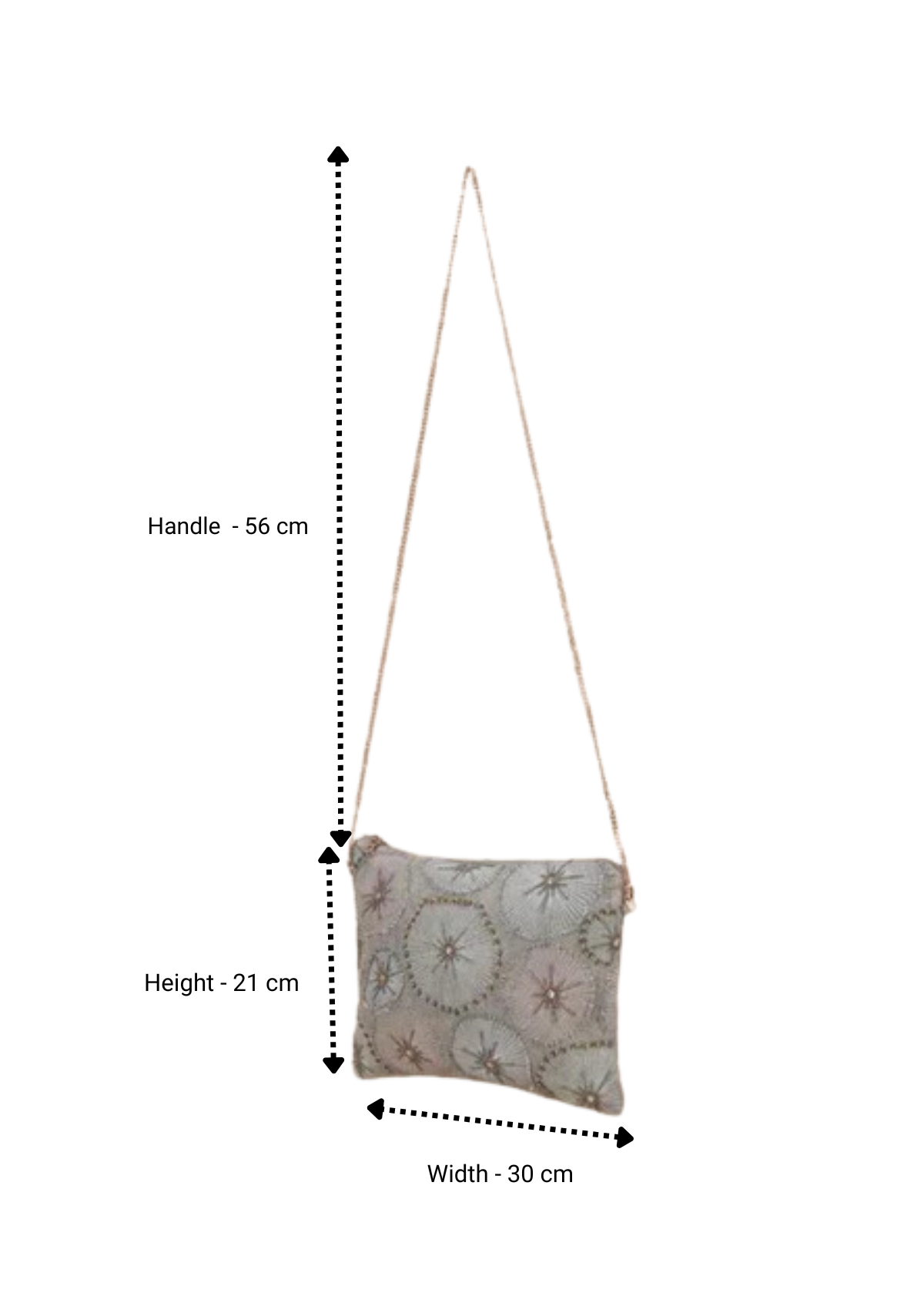 Essential Party Purse With Embroidery - IshqMe