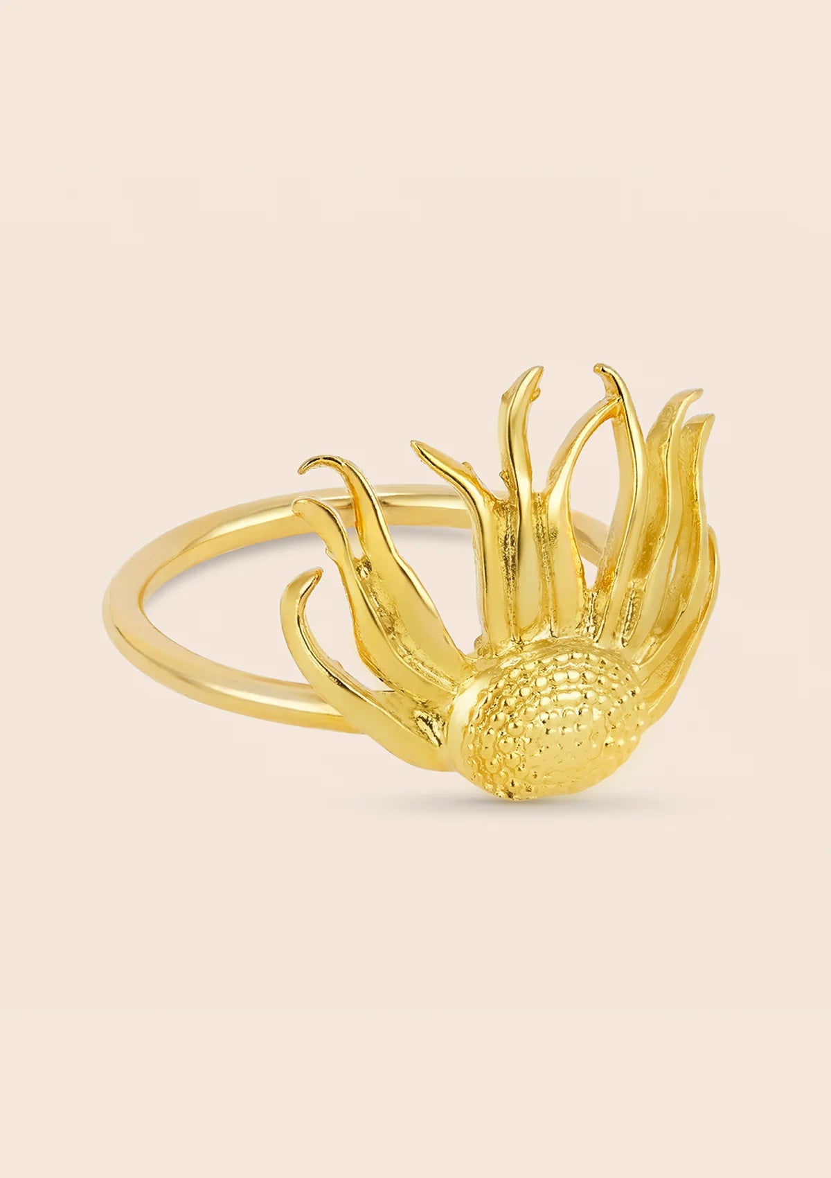 Adjustable Cascading Flower Ring for Women