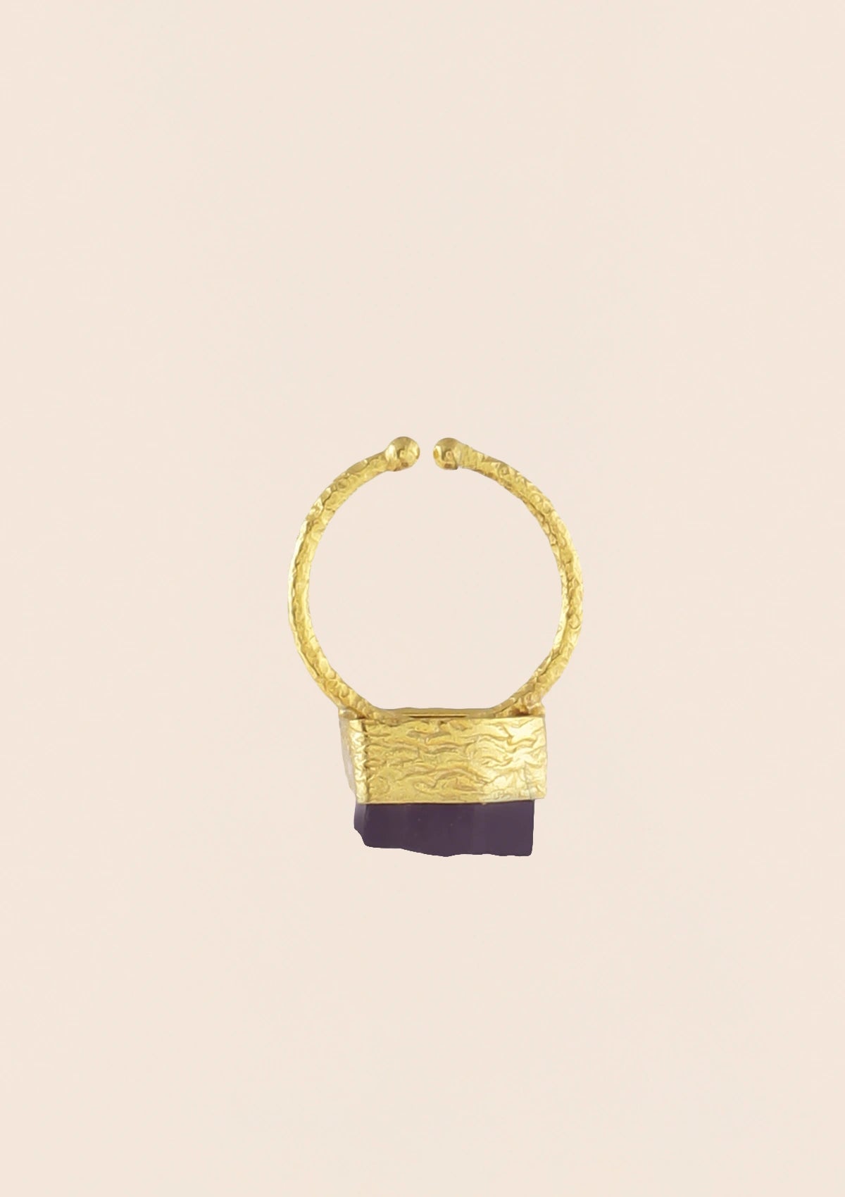 Amethyst Studded Ring For Women
