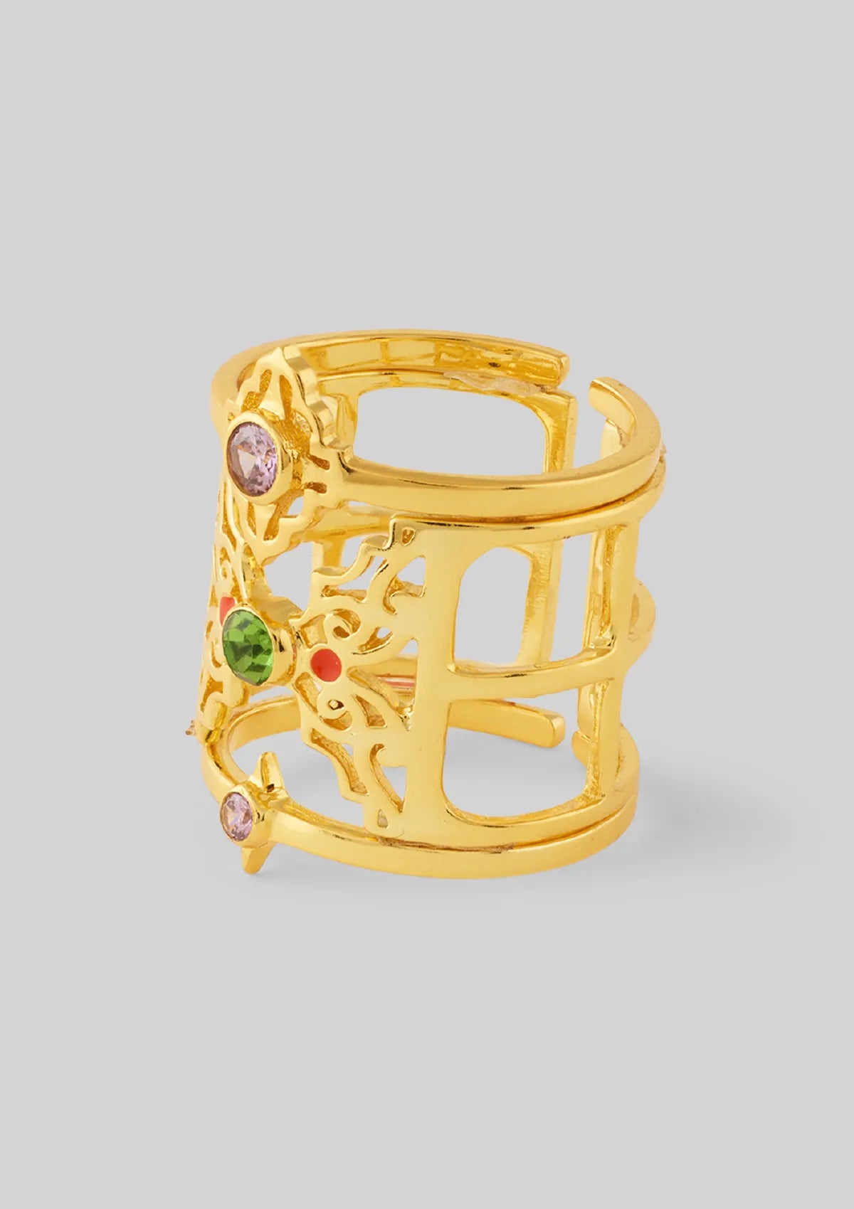 Amethyst and Peridot Stackable Rings Online