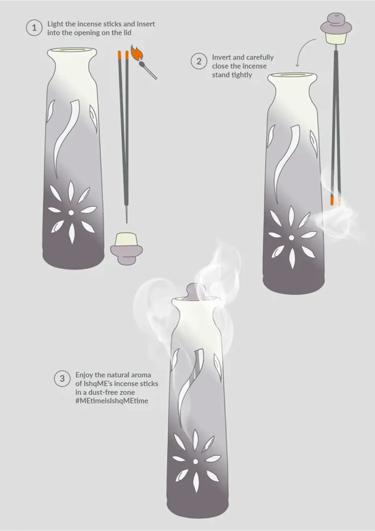 Ash Catcher Incense (Agarbatti) Stand - Lavender Mist Price