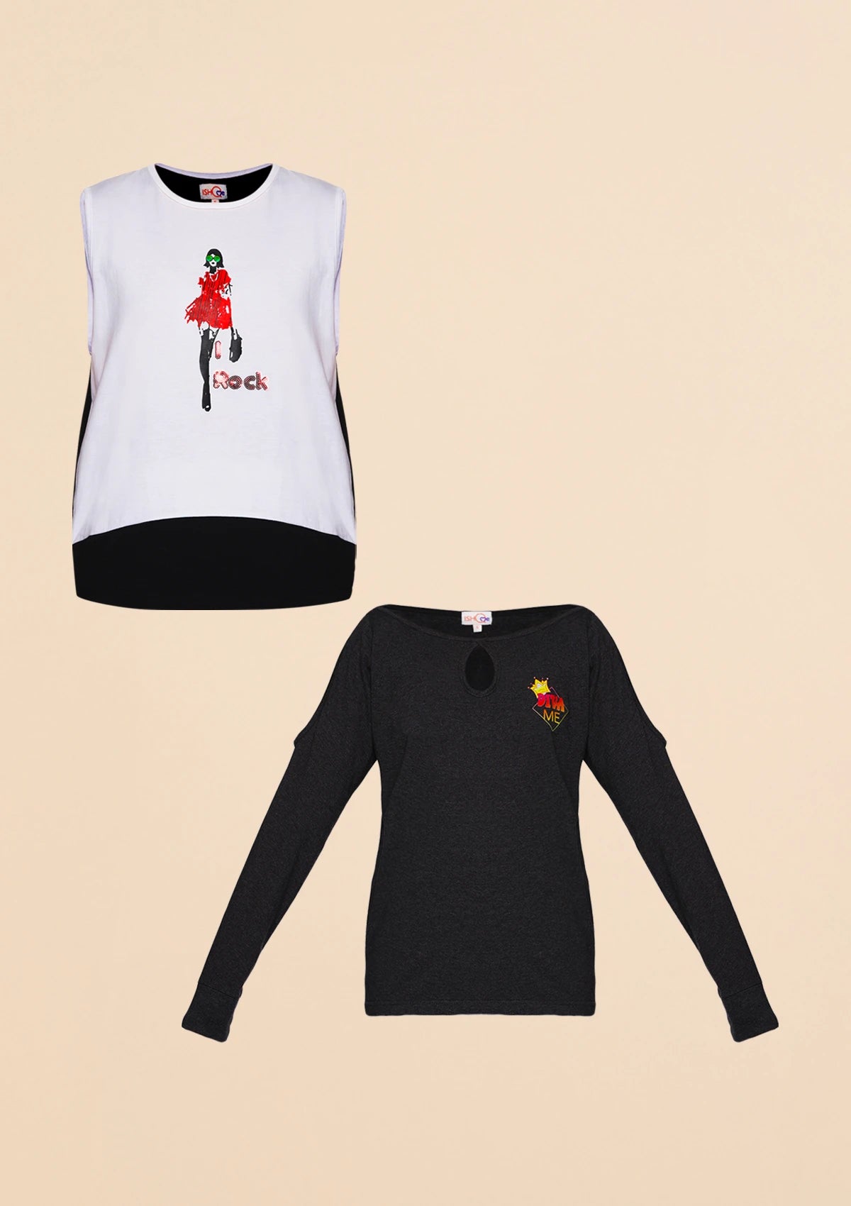 Black White and Grey Combo