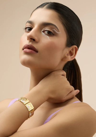 Boxy Enamel Bracelet