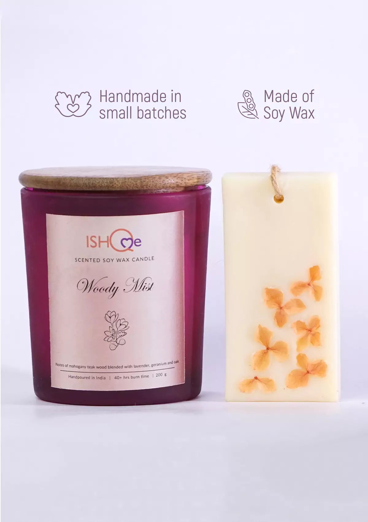 Candle and Peachy Vanilla Fragrance Bar Combo (Copy)