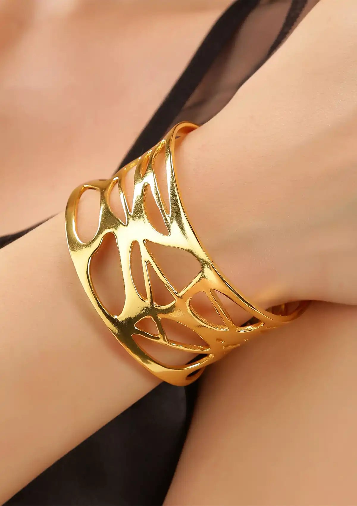 Chunky Cutwork Cuff Bracelet Online