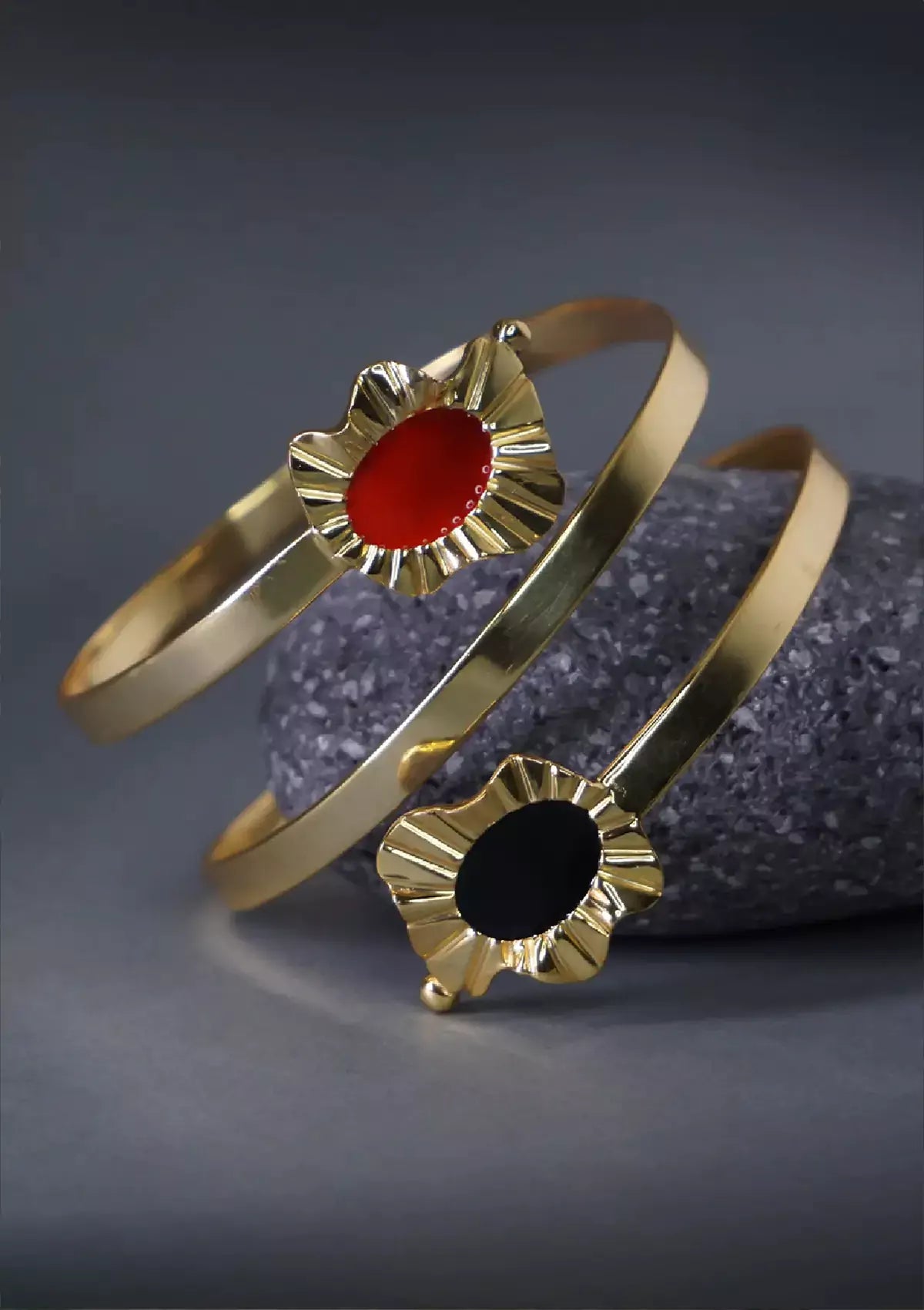 Buy Cluster Bloom 18K Gold Plated Bracelet