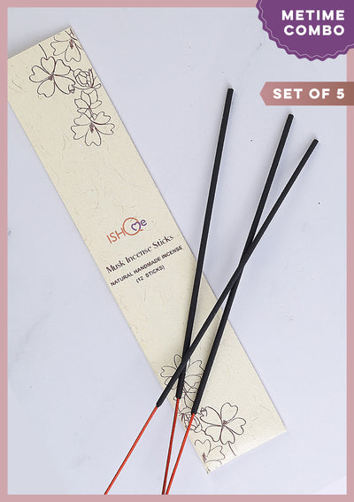 Incense Sticks (Set of 5) - Musk (12 Pcs/Packet)