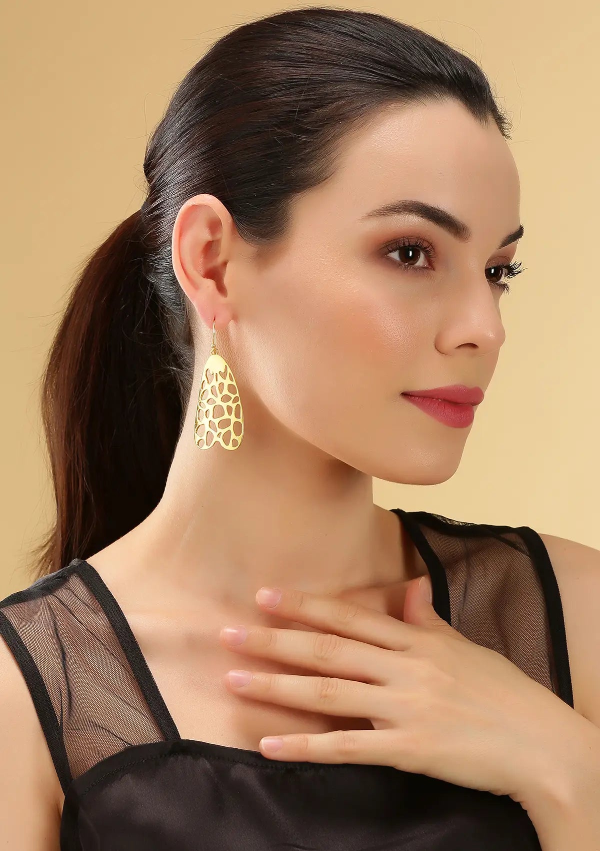 Cutwork Dangler Earrings Online