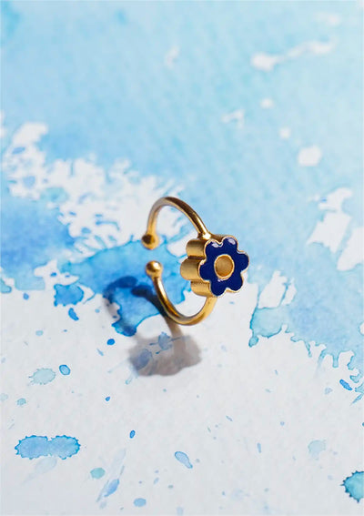 Daisy Neon Adjustable Ring