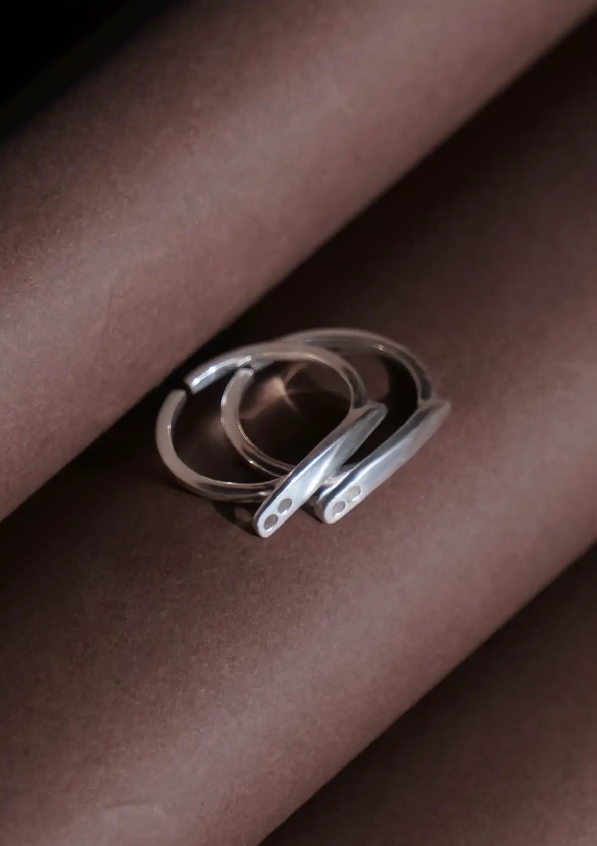 Pink Enamel Gold Plated Ring