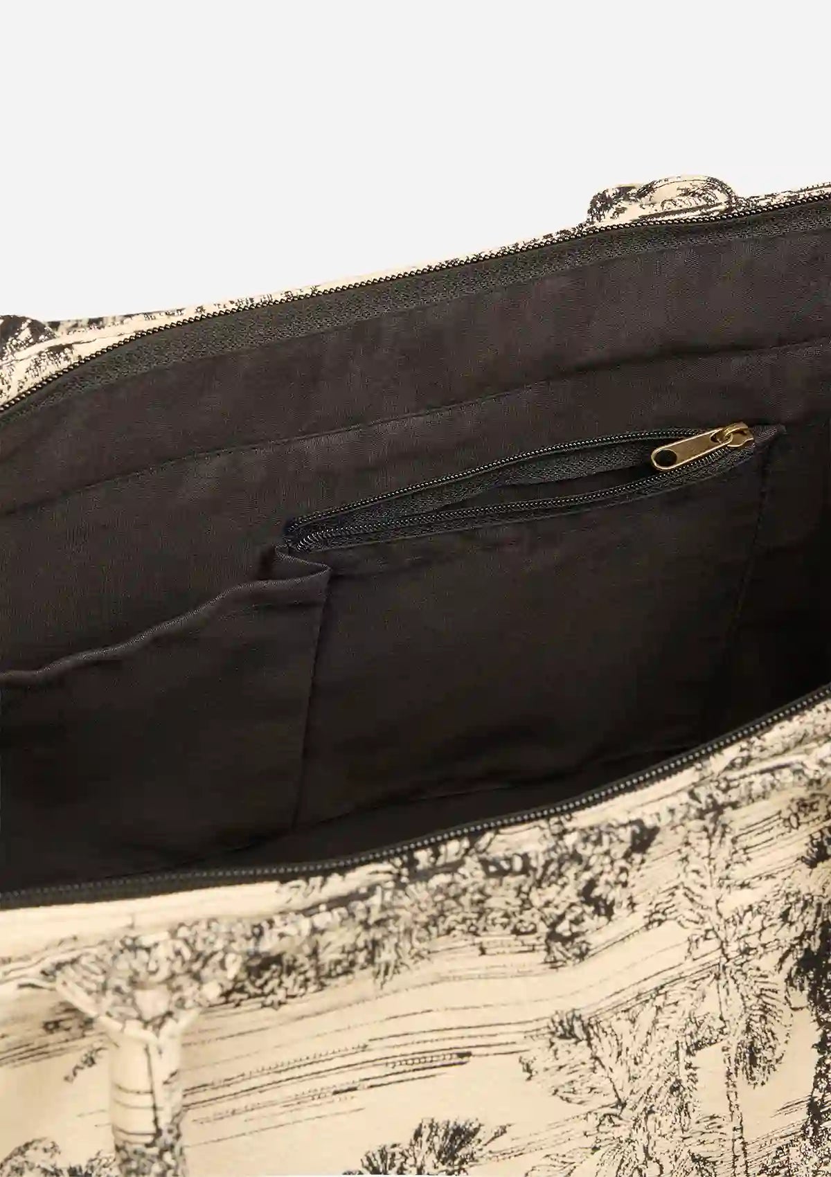 Embroidered Jacquard statement Tote Bag