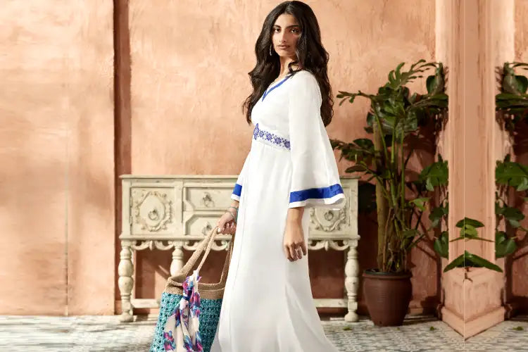 Yasmine - Satin Evening Dress - IshqMe