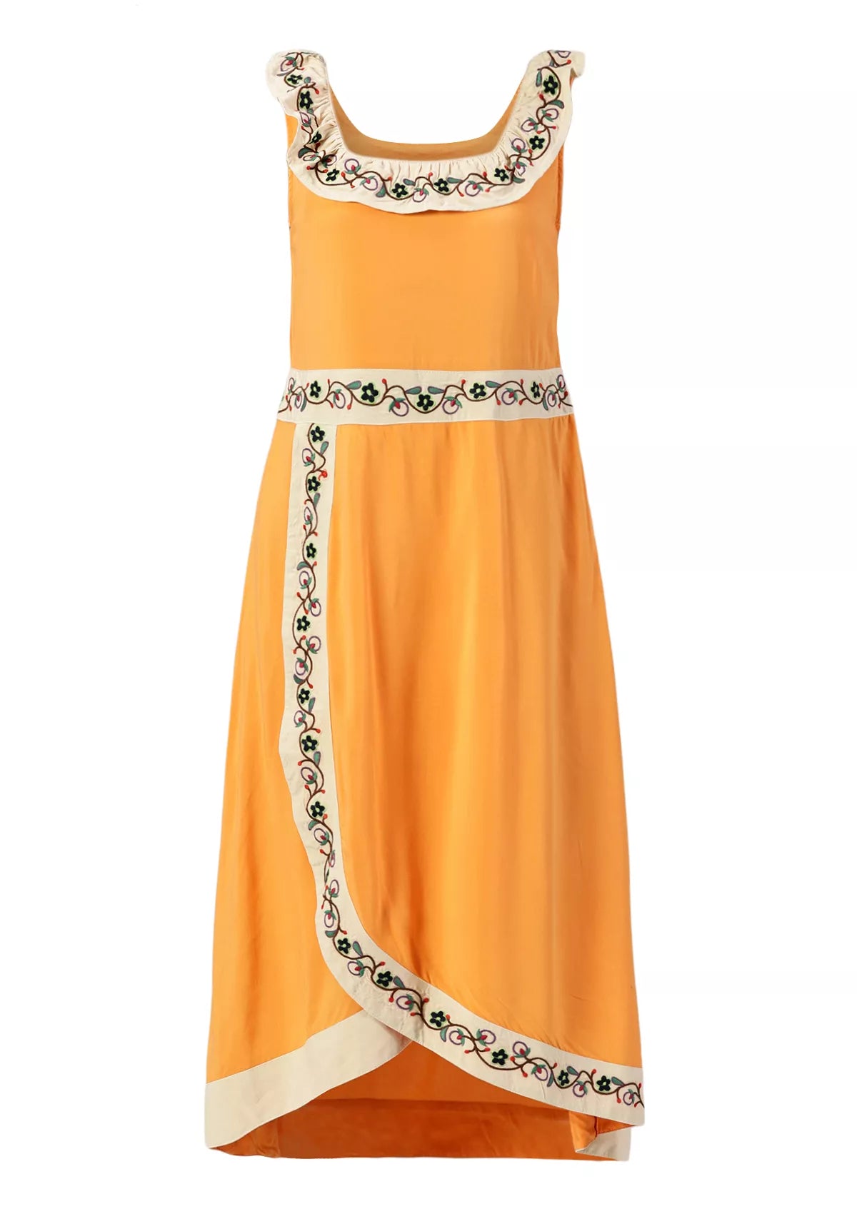 Buy Frida - Peachy Embroidered Dress Online