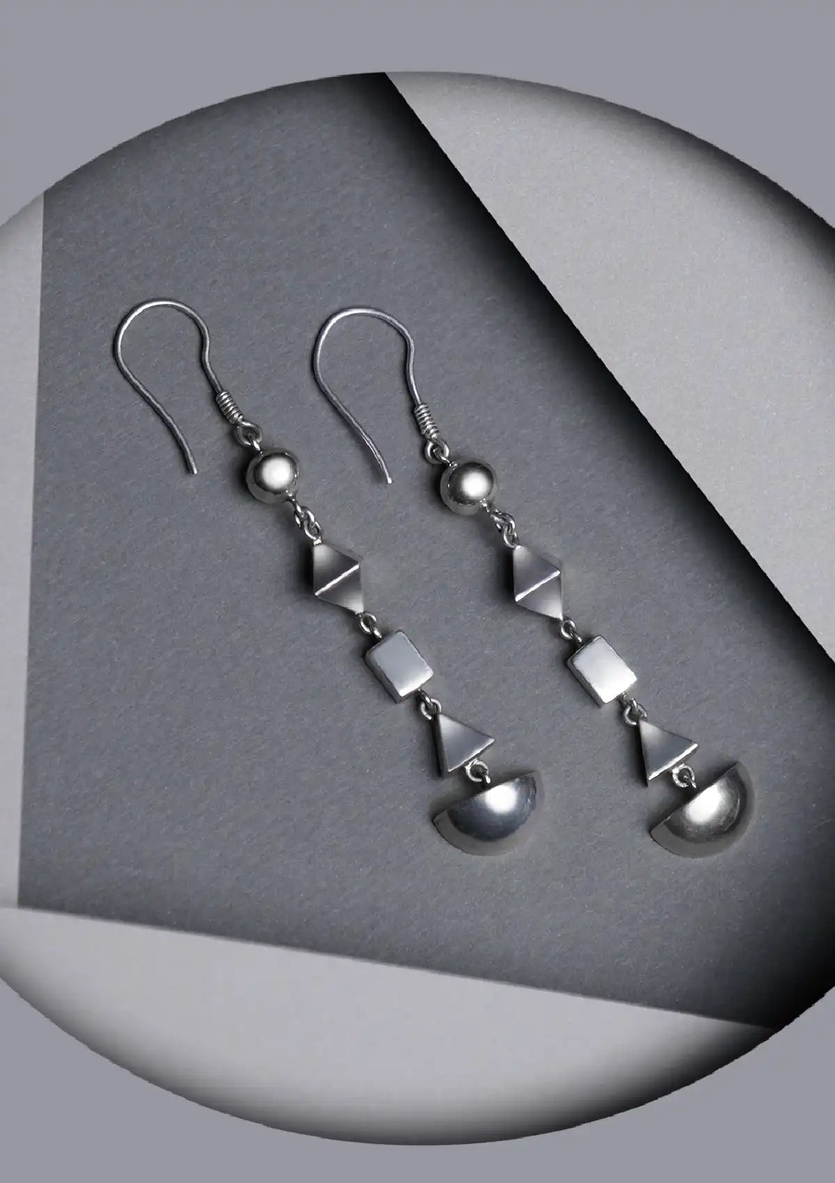 Geometric Shapes Dangler Earring