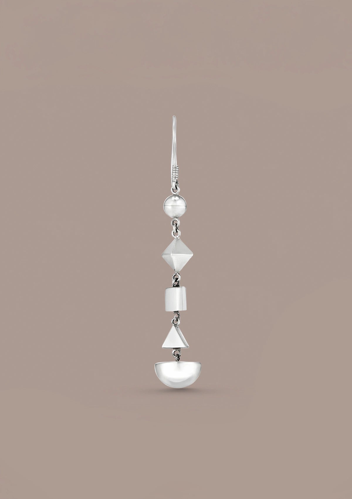 Geometric Shapes Dangler Earrings Price