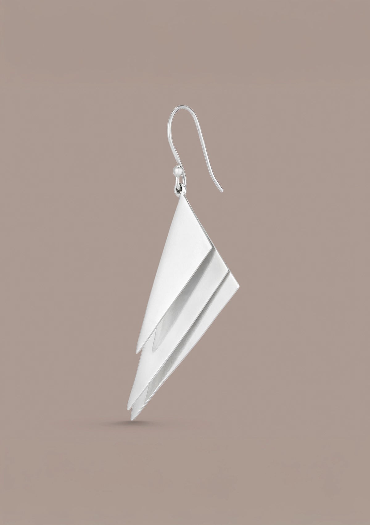Geometric Silver Dangle Earring Price
