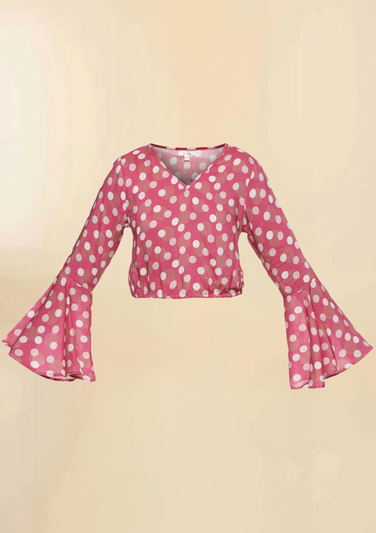 Santorini - Polka Dots Crop Top - IshqMe