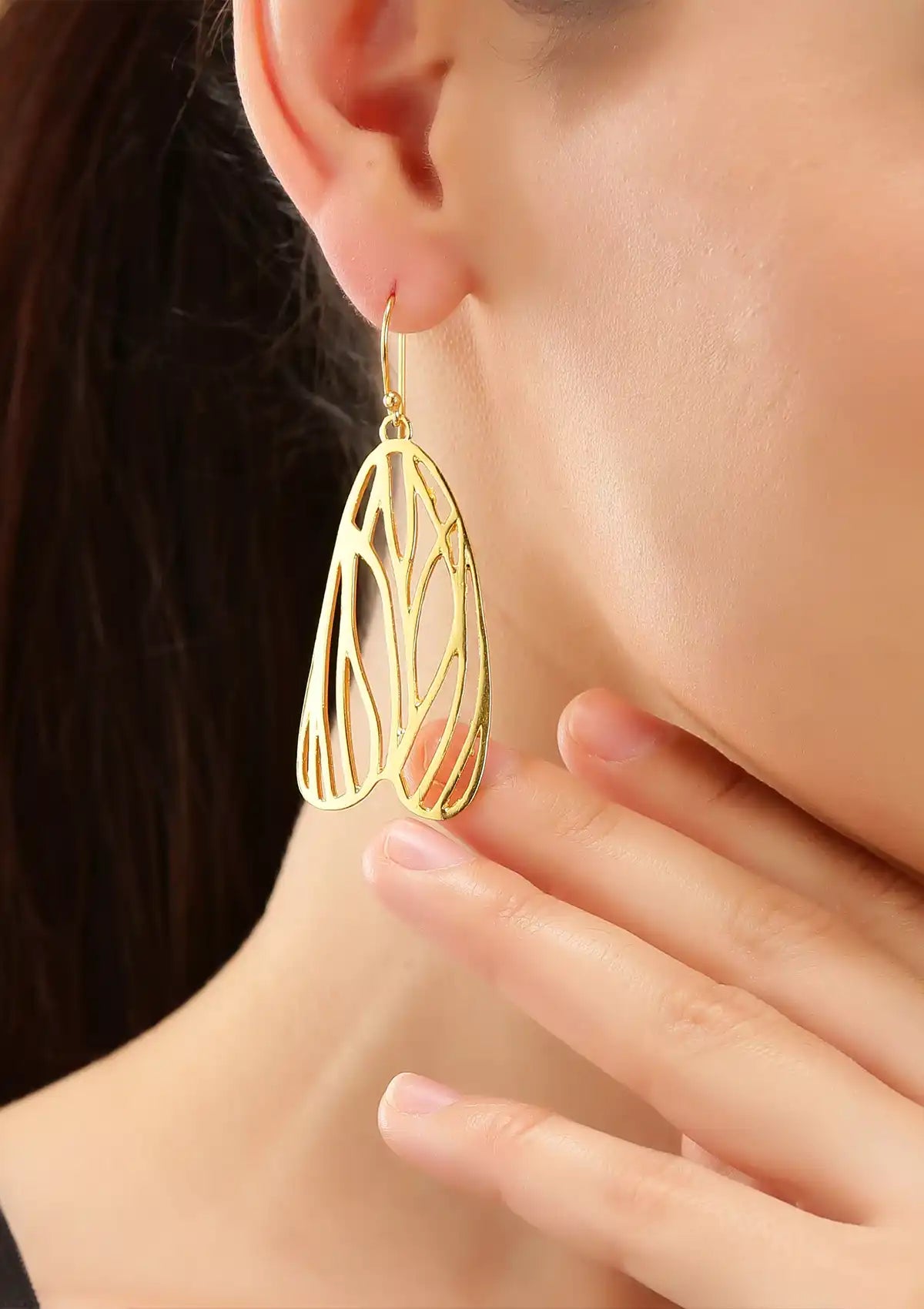 Glossy Butterfly Dangle Earrings Online