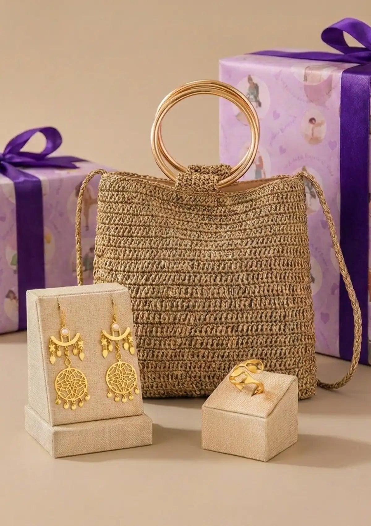 Golden Hour Anniversary Gift Set for Her