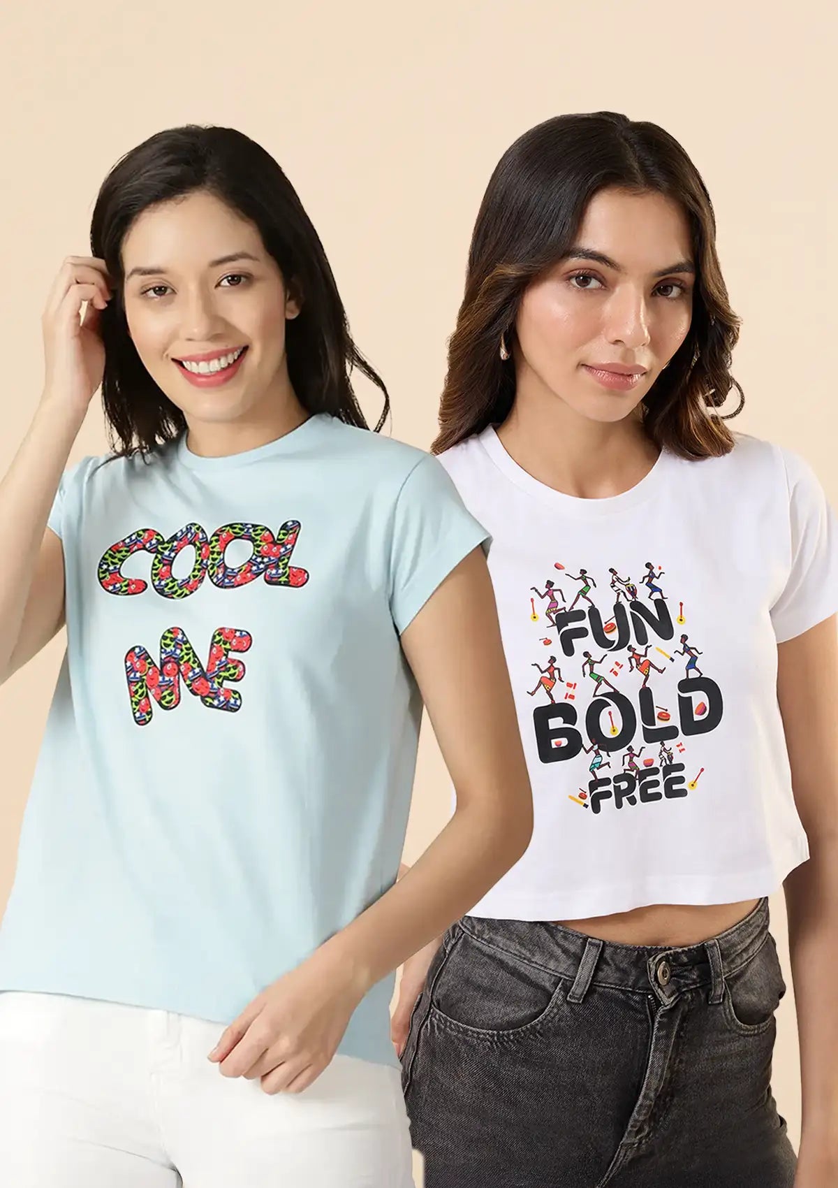 Graphic Vibes T-shirt combo