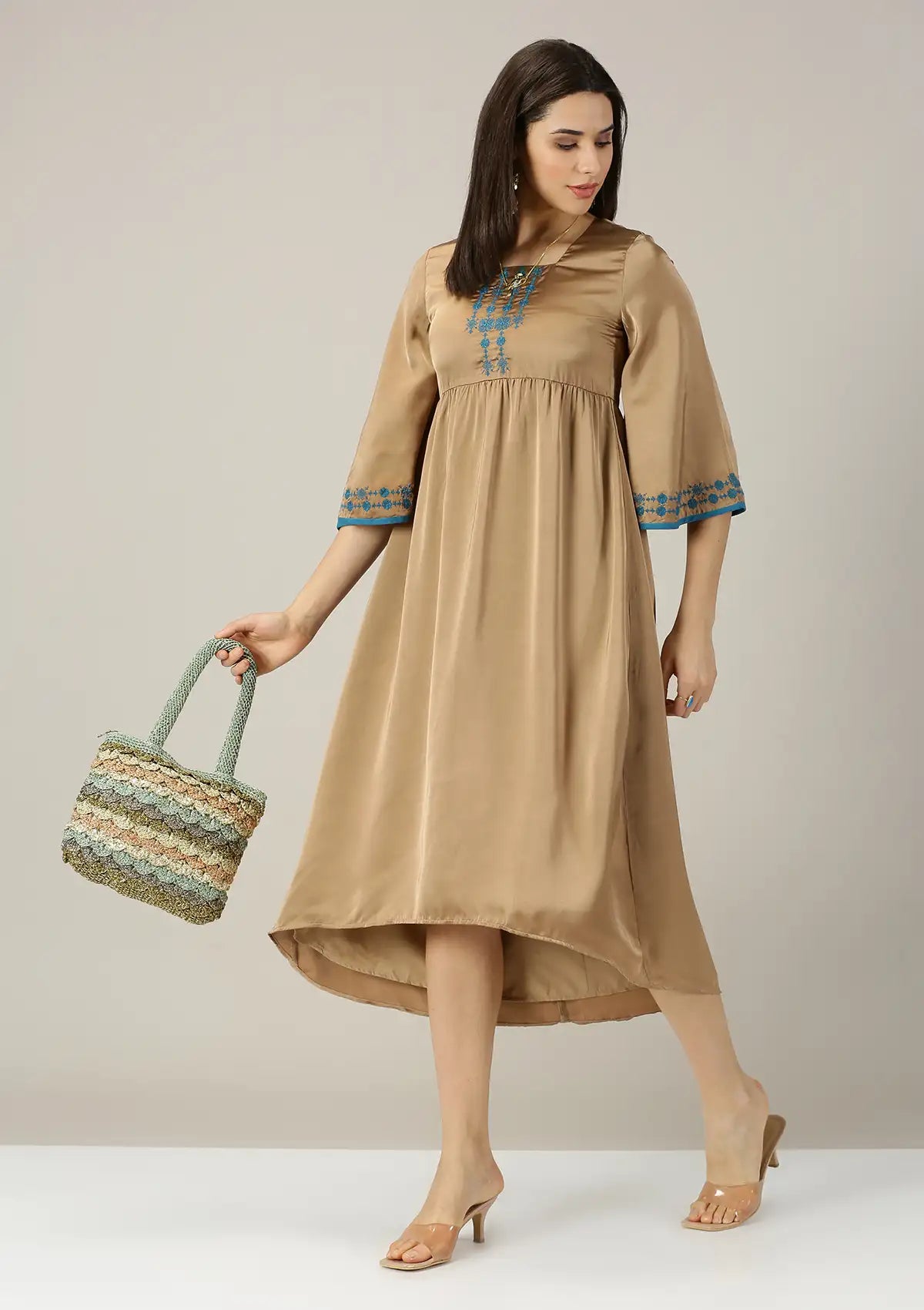 Buy Hamsaa - Embroidered dress