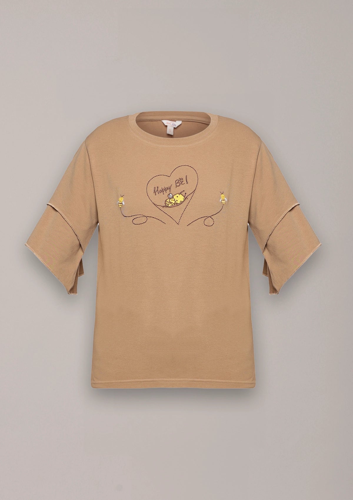 Buy Happy Be T-Shirt for women