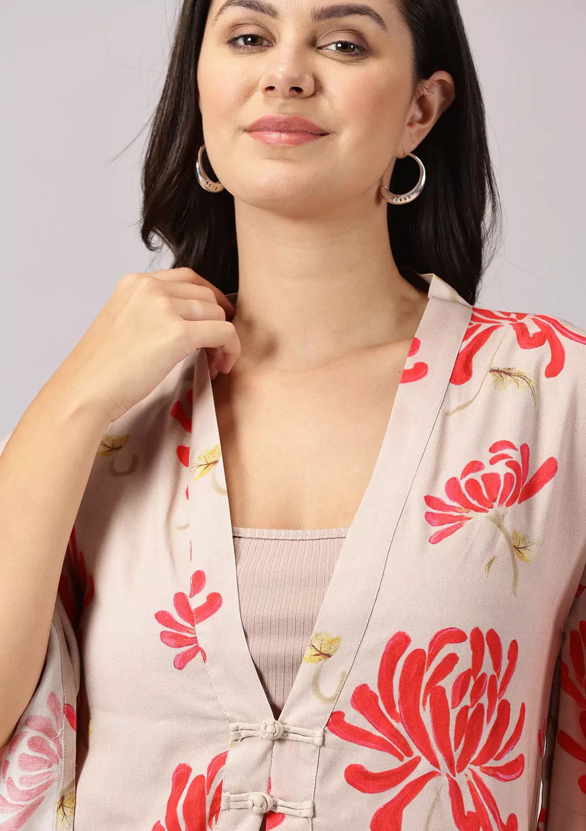 Haruka - Printed Kimono Jacket