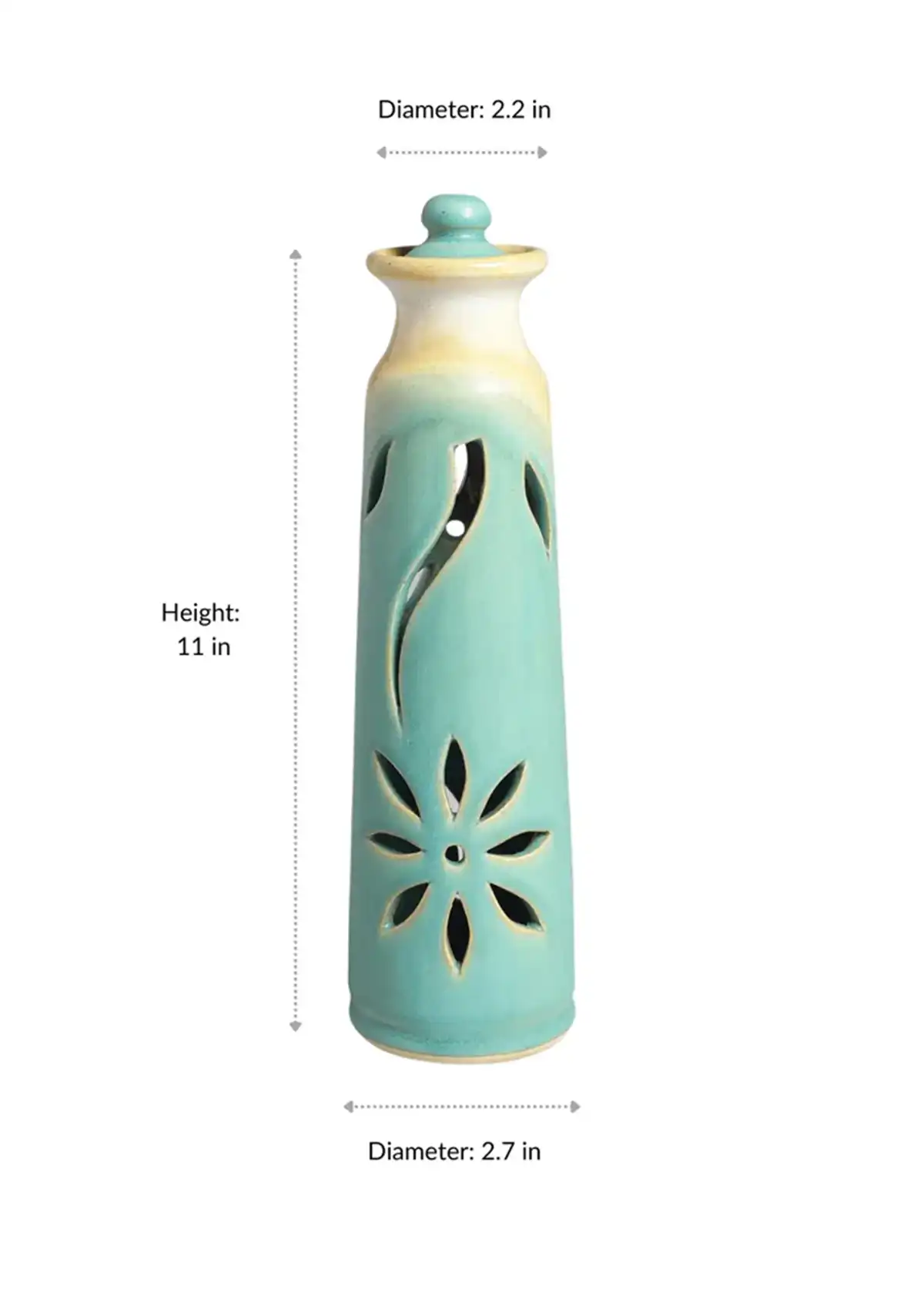 Ash Catcher Incense (Agarbatti) Stand -Turquoise Sea Online