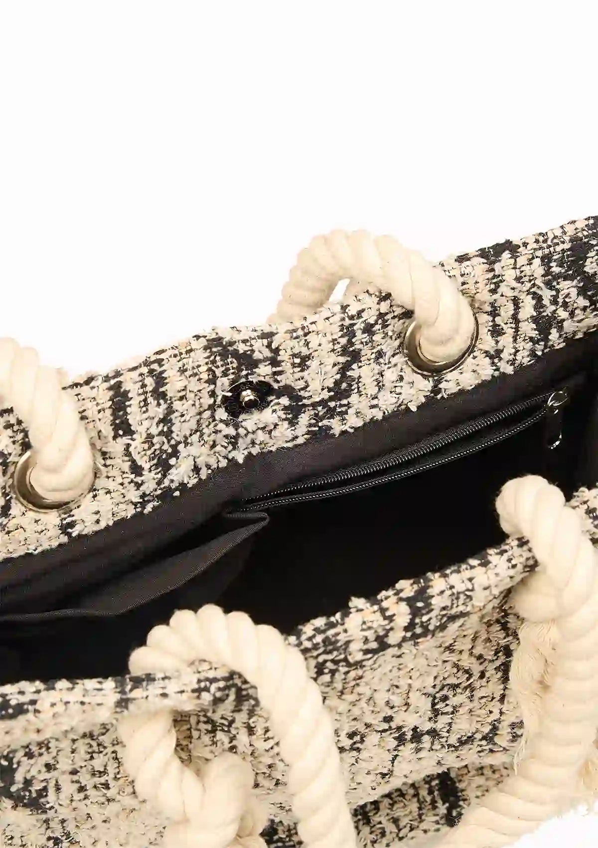 Jacquard Blossom Tassled Bag Price