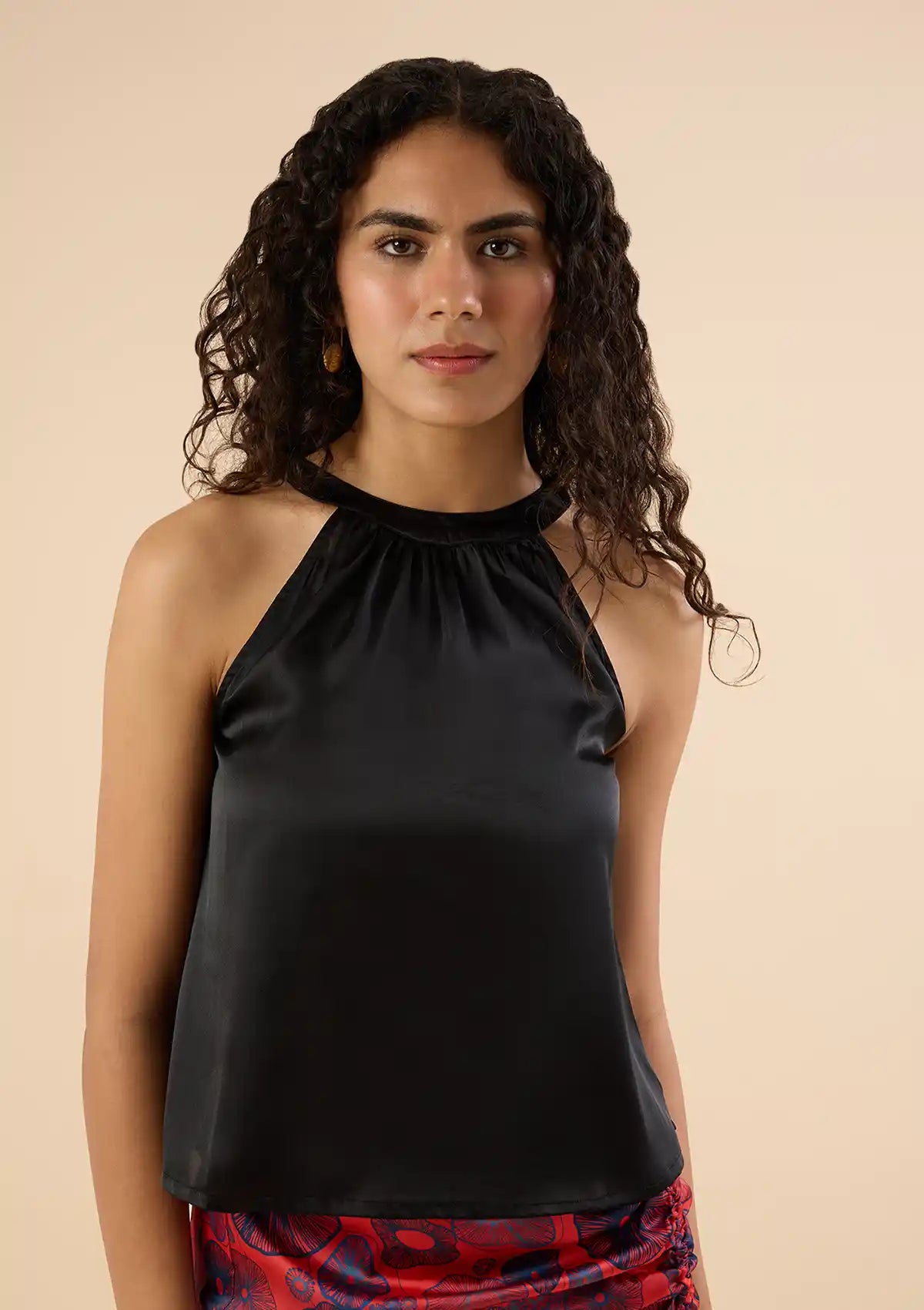 Jire Ink Black Top for women