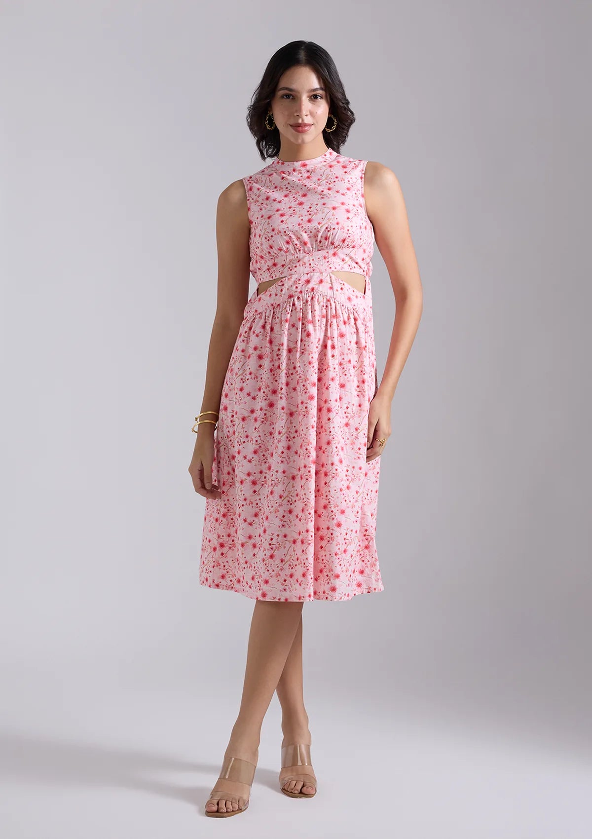 Kohana-Cotton Cut-Out Dress