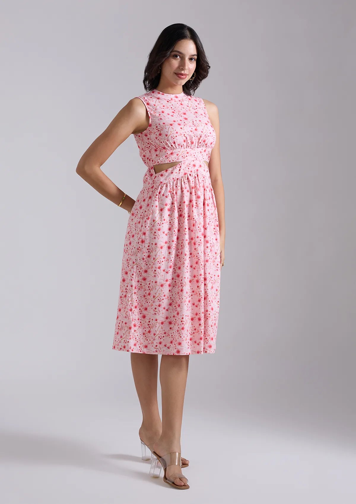 Kohana-Cotton Cut-Out Dress For Women