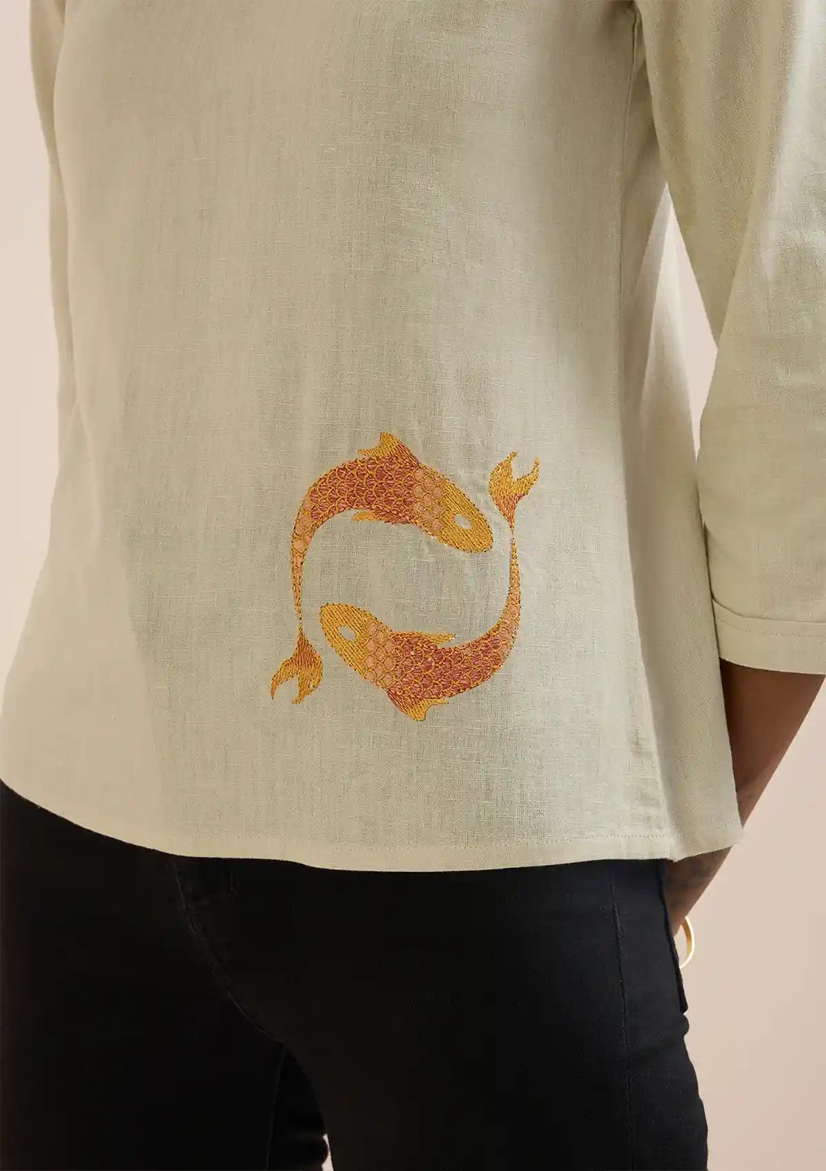 Koi Koi Embroidered Top