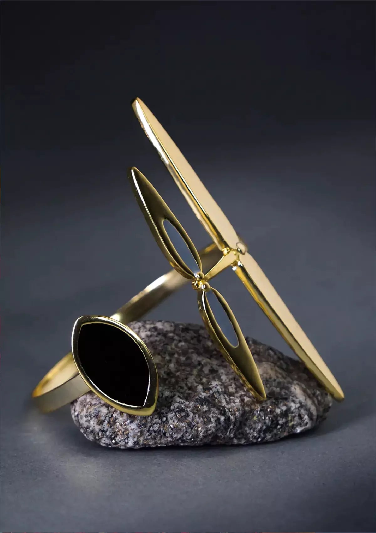 Buy Adjustable Long Wrap 18K Gold Plated Ring
