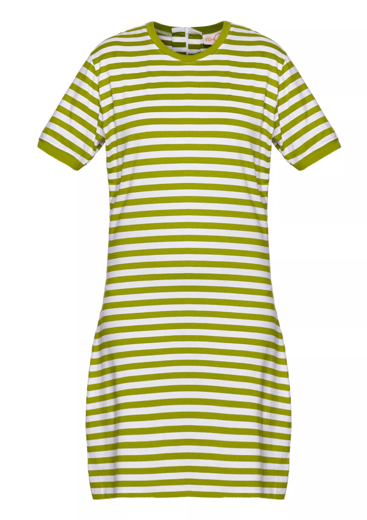 Buy Lyra - Green striped T-shirt dress Online
