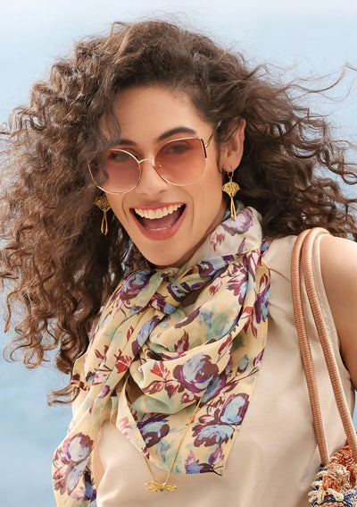 Madagascar Comet Moth Earring