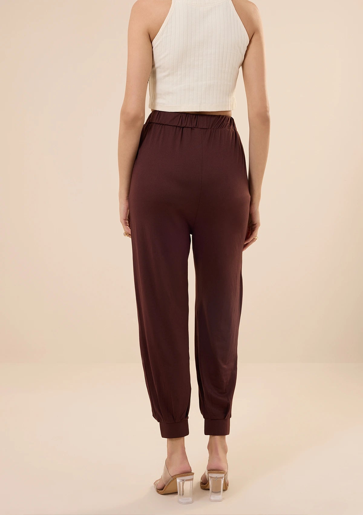 Mocha Casual Joggers Online