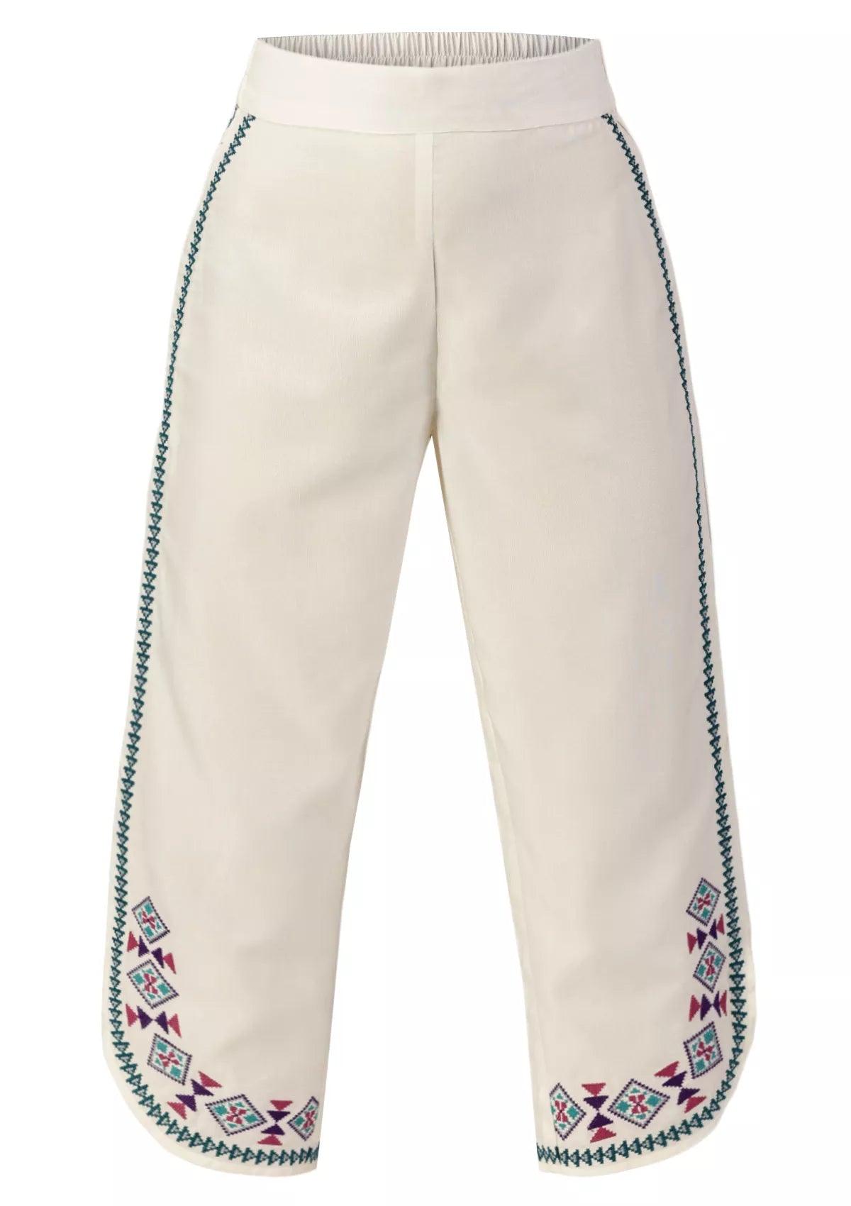 Buy Neva - Aztec embroidered pants Price