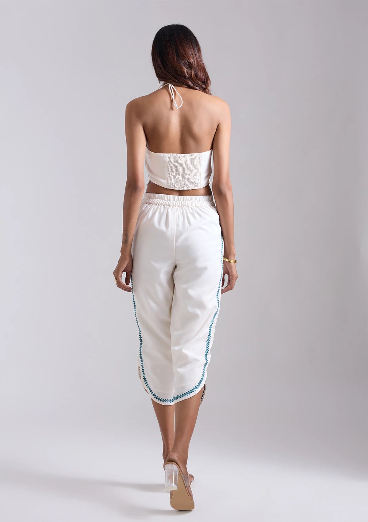 Neva - Aztec Embroidered Pant